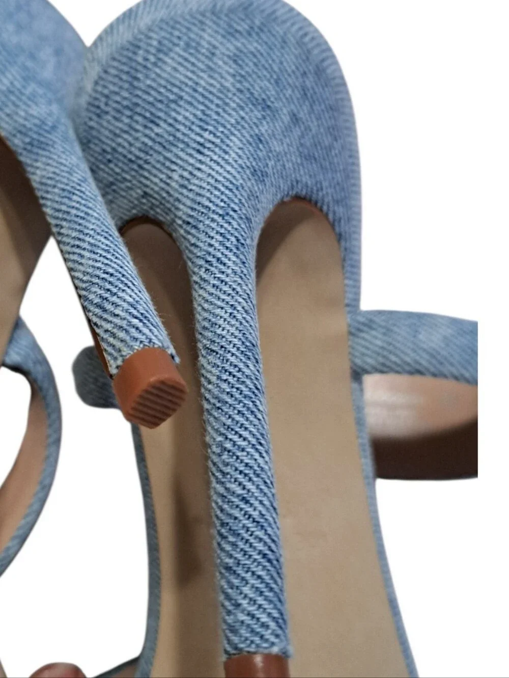 Steve Madden Sudden Denim Puffy Sandel - Picture 8 of 9